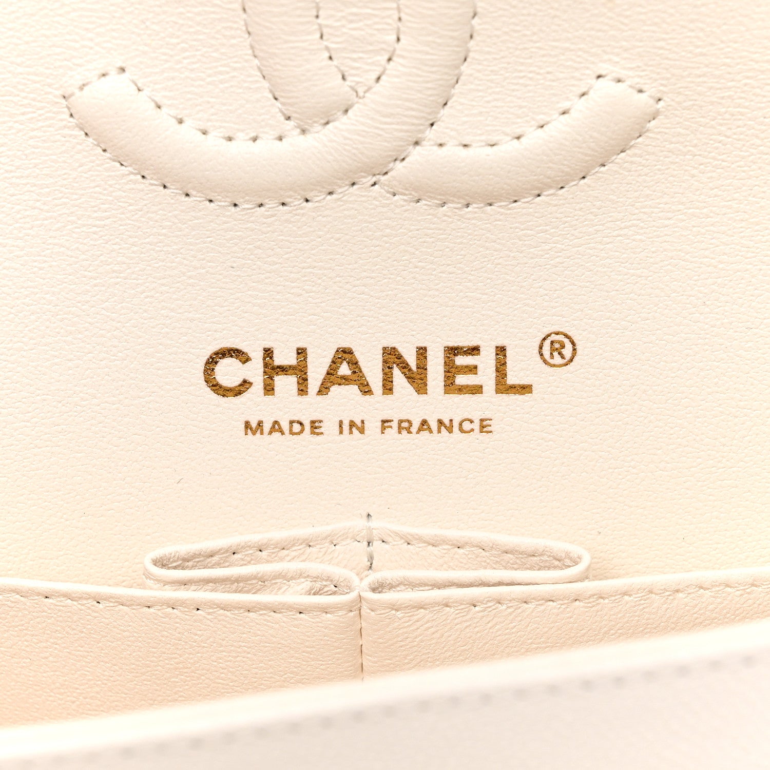Chanel Caviar Quilted Small Double Flap White 6 of 11
