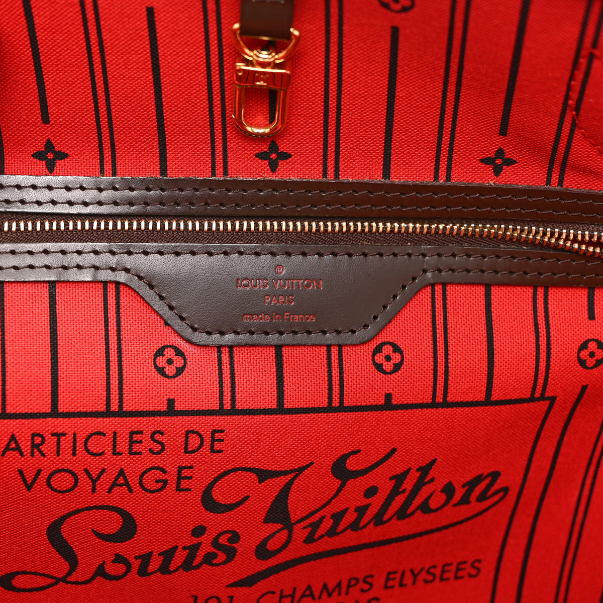 Louis Vuitton Damier Ebene Neverfull MM 6 of 10