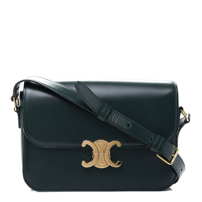 Celine Shiny Calfskin Medium Triomphe Amazone 1 of 14
