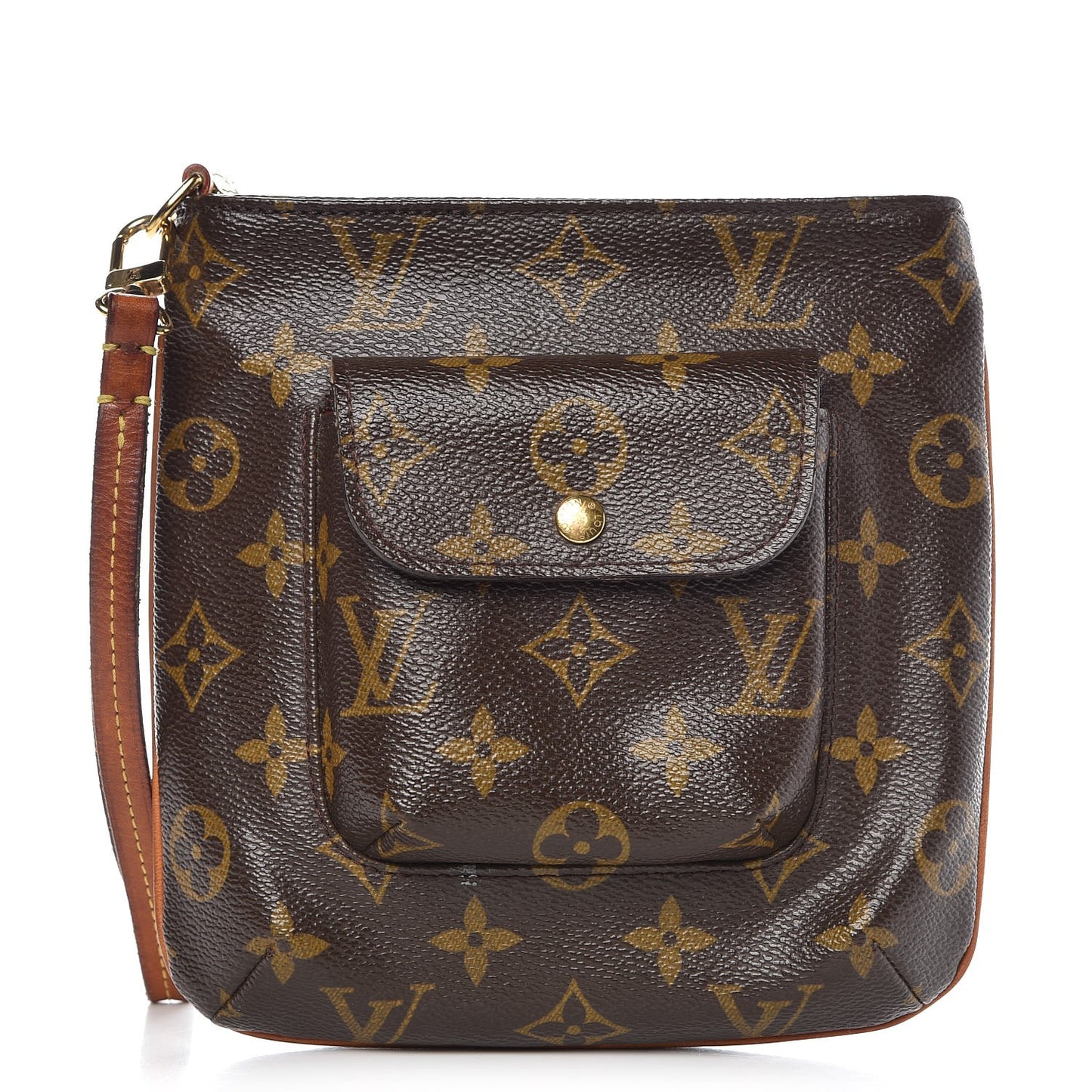 Monogram Partition Wristlet