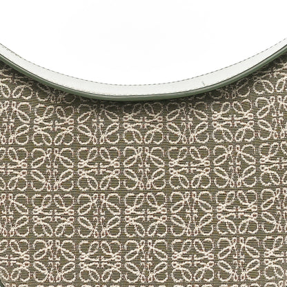 Loewe Jacquard Anagram Calfskin Luna Bag Avocado 7 of 9