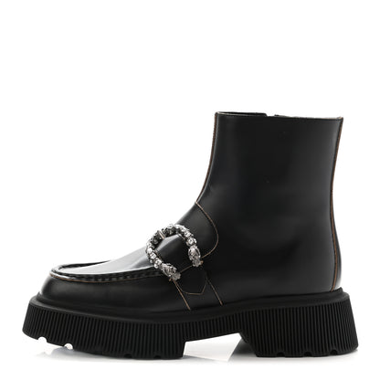 Gucci Cordovan Lux Dionysus Hunder Boots 40 Black 1 of 12