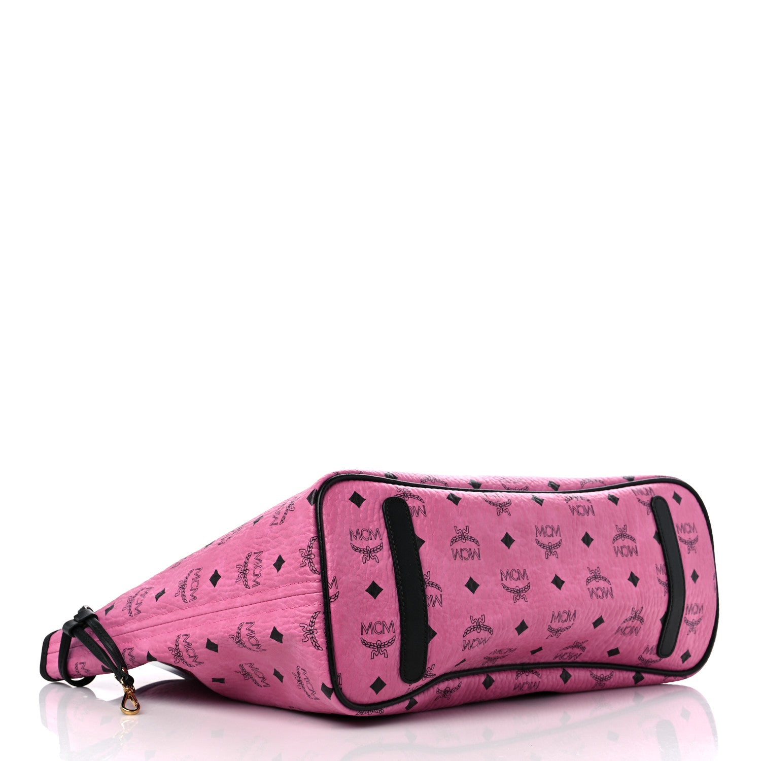 MCM Visetos Medium Project Reversible Shopper Tote Pink 5 of 15