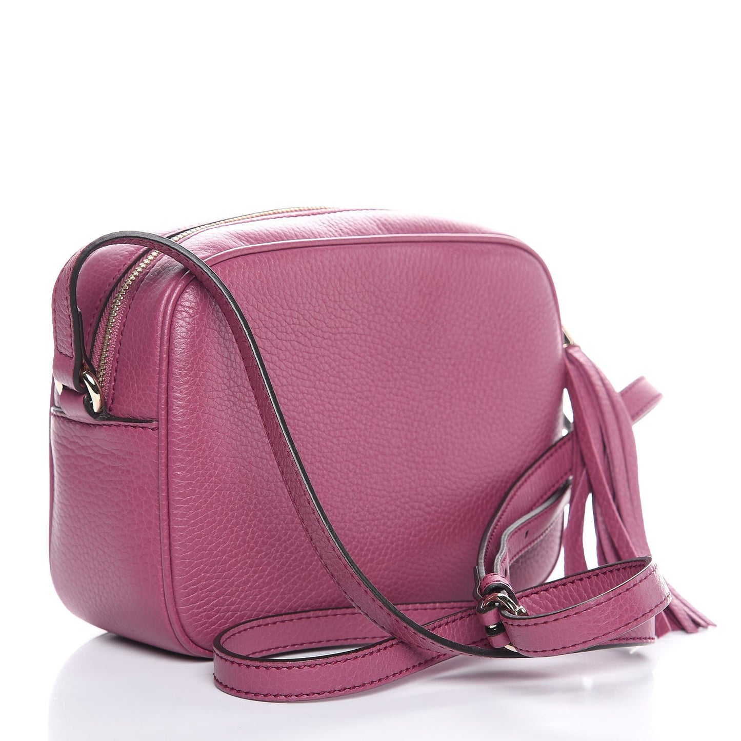 Pebbled Calfskin Small Soho Disco Bag Peonia Flower