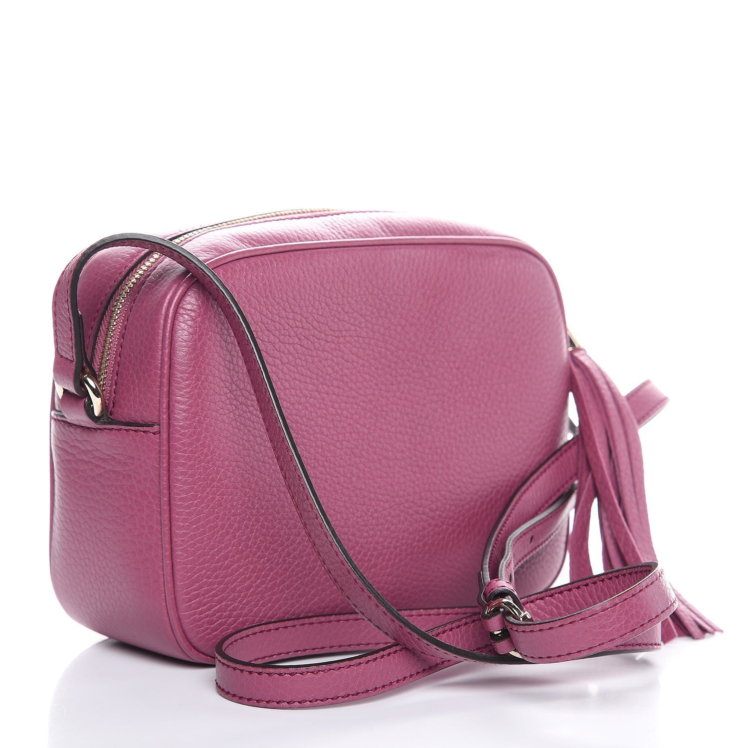 Gucci Pebbled Calfskin Small Soho Disco Bag Peonia Flower 3 of 7
