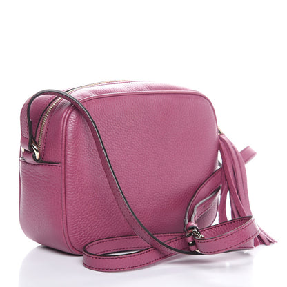 Gucci Pebbled Calfskin Small Soho Disco Bag Peonia Flower 3 of 7