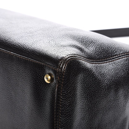 Chanel Calfskin Cerf Executive Shopper Tote Dark Brown 18 of 18