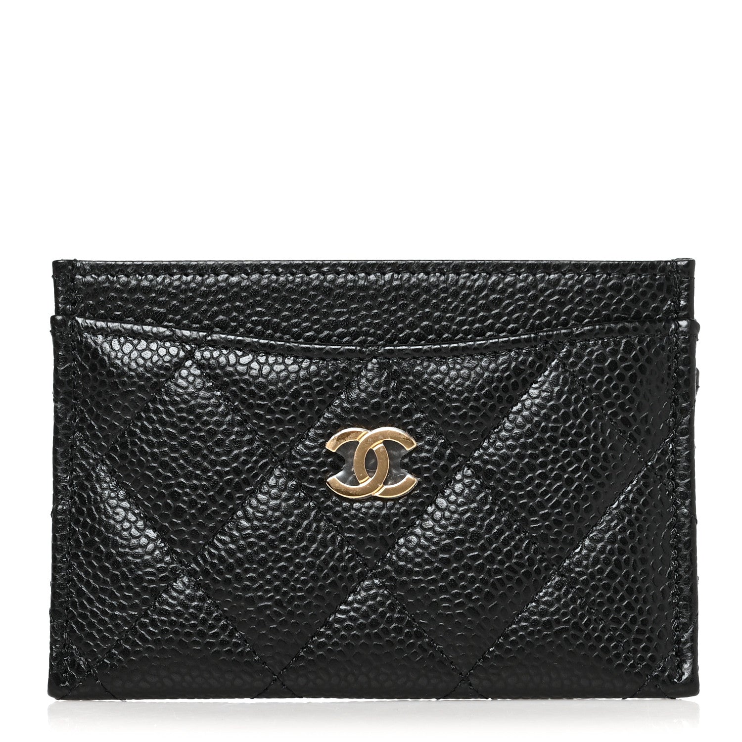 Chanel Caviar Quilted Card Holder Black 1 of 9