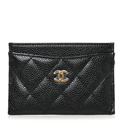Chanel Caviar Quilted Card Holder Black 1 of 9