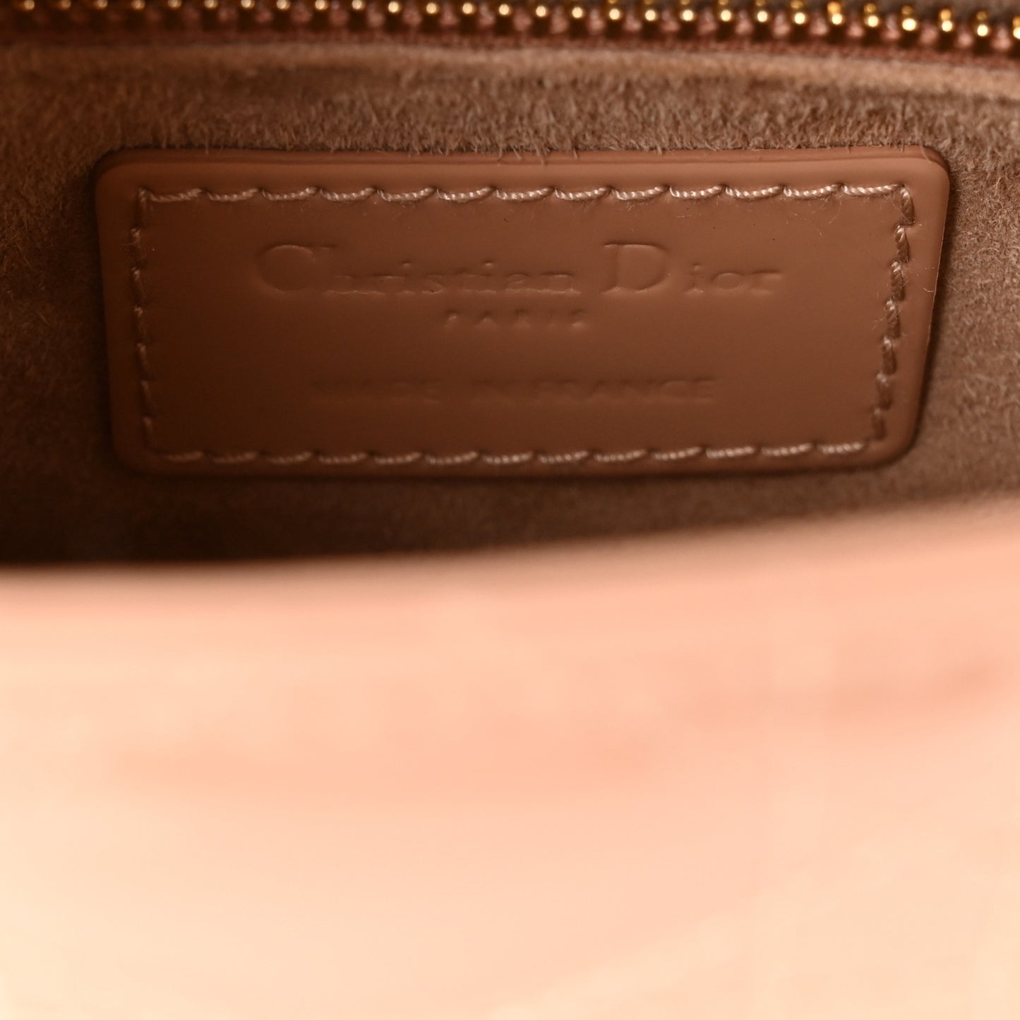 Patent Cannage Mini Lady Dior Light Pink