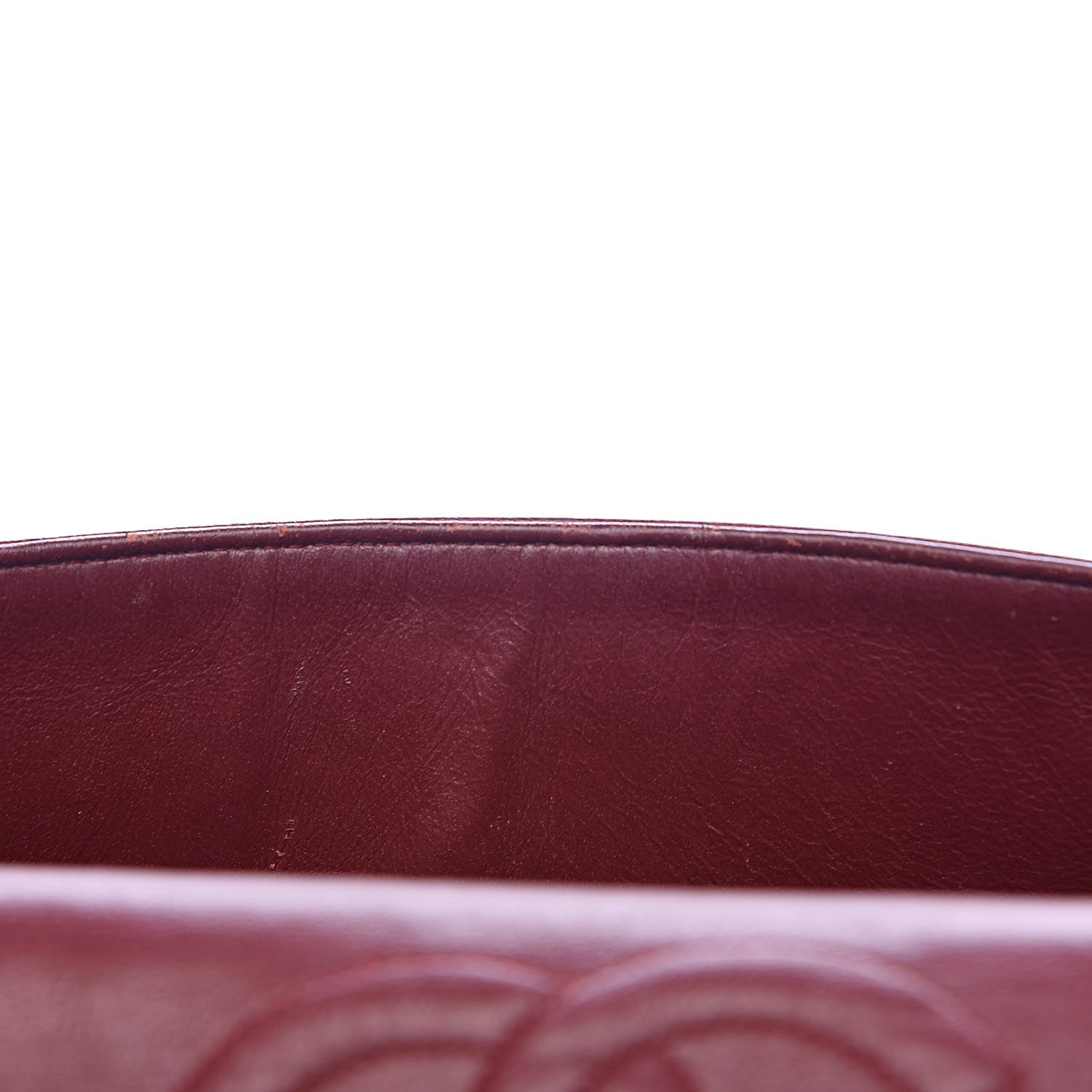 Chanel Caviar Quilted Medium Double Flap Dark Red 16 of 16