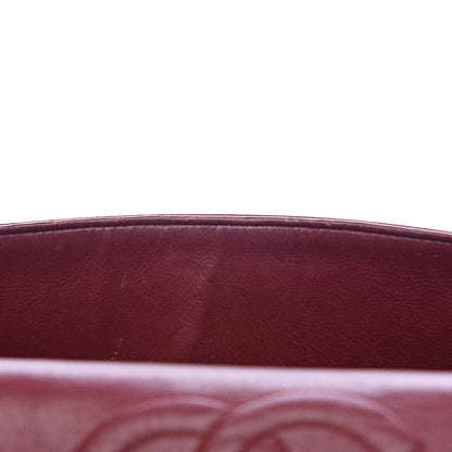 Chanel Caviar Quilted Medium Double Flap Dark Red 16 of 16