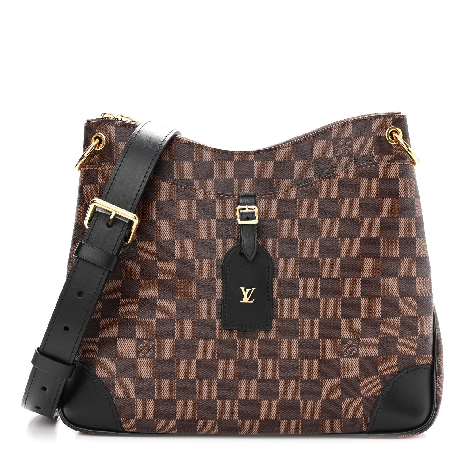 Louis Vuitton Damier Ebene Odeon MM Black 1 of 9