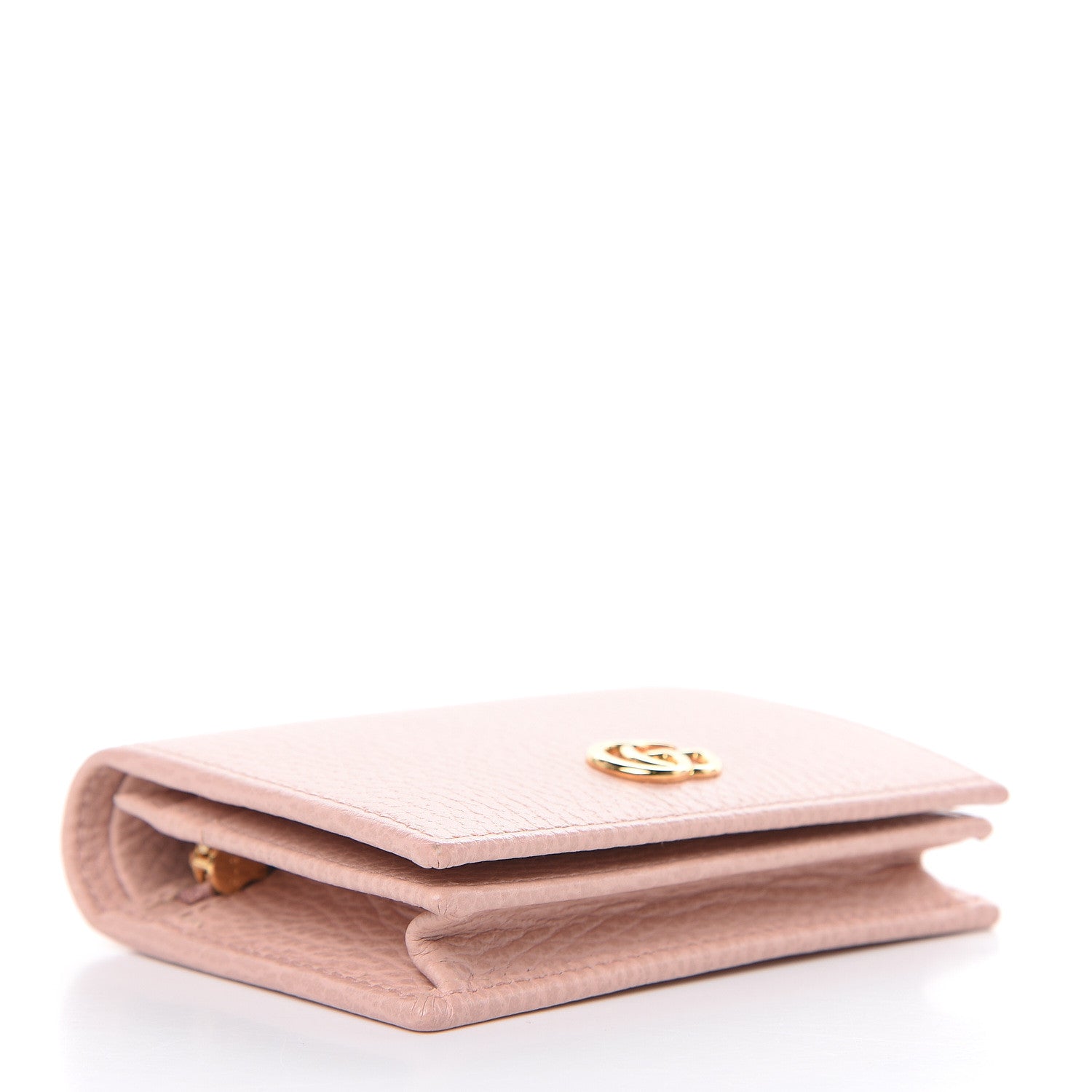 Gucci Dollar Calfskin GG Marmont Card Case Perfect Pink 4 of 8