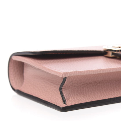 Gucci Dollar Calfskin Interlocking G Chain Wallet Soft Pink 8 of 11
