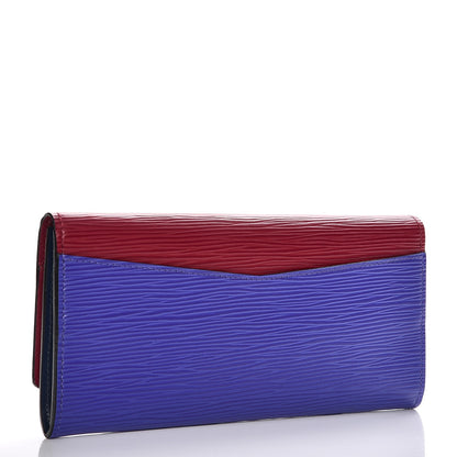 Louis Vuitton Electric Epi Flore Wallet Tri-Color Fuchsia 3 of 7