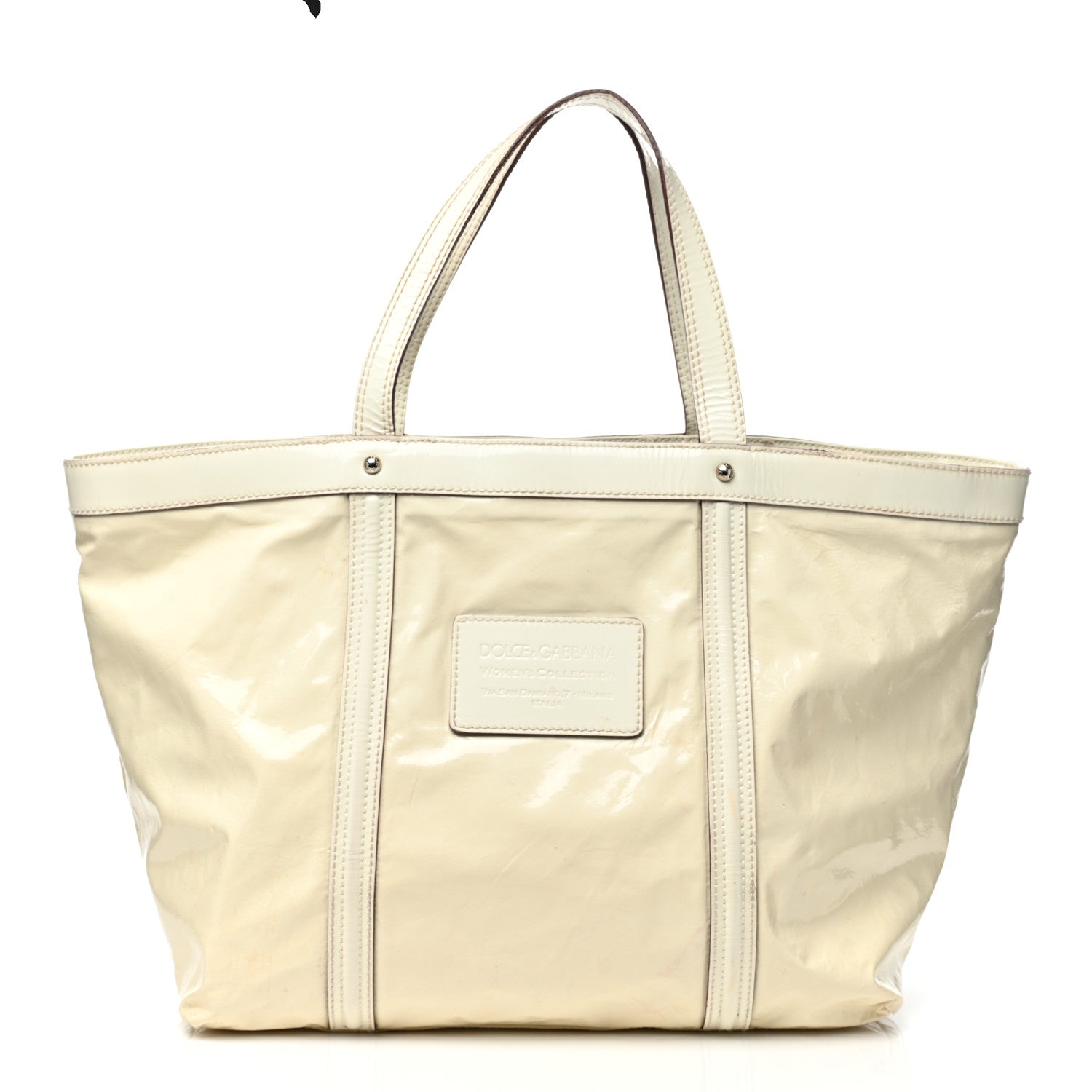 Dolce & Gabbana Patent Shopping Tote 1 of 17