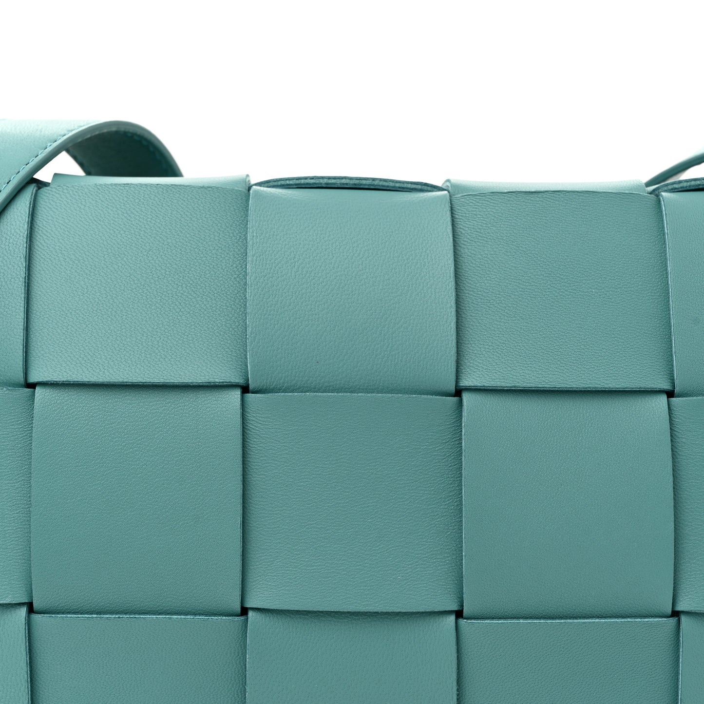 Nappa Maxi Intreccio Cassette Bag Linoleum