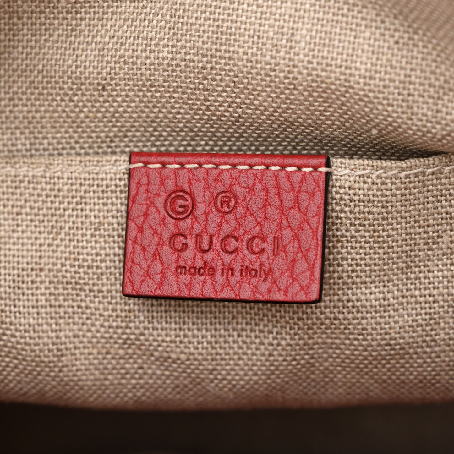 Monogram Mini Bree Messenger Bag Red