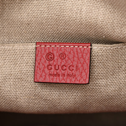 Gucci Monogram Mini Bree Messenger Bag Red 6 of 11