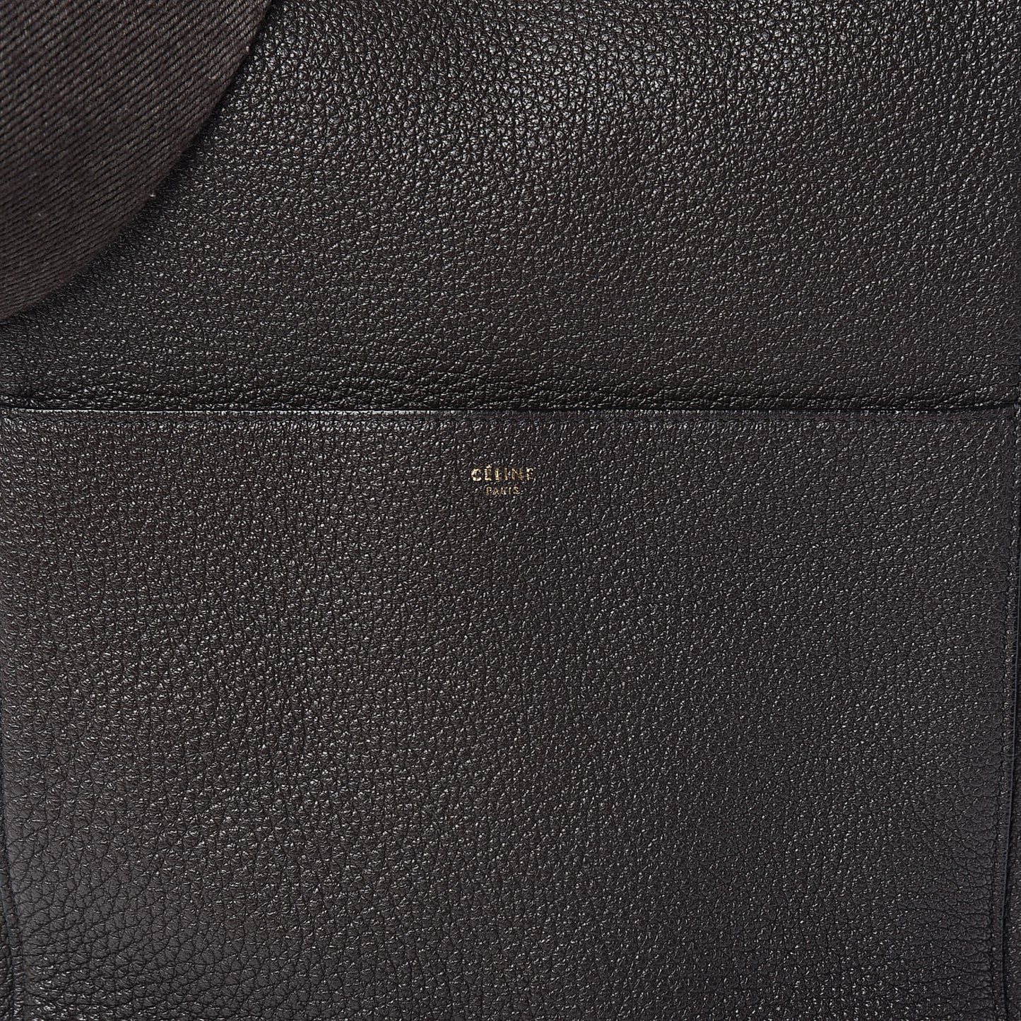 Goatskin Sangle Bucket Bag Dark Taupe
