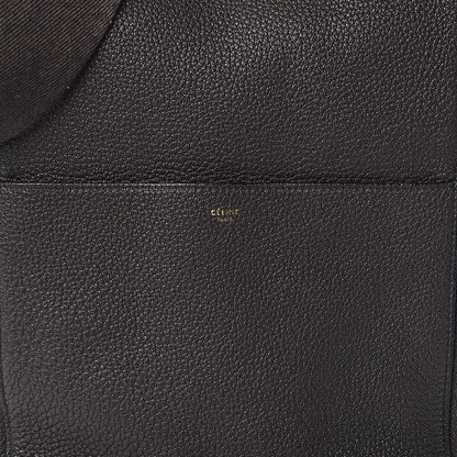 Celine Goatskin Sangle Bucket Bag Dark Taupe 15 of 15