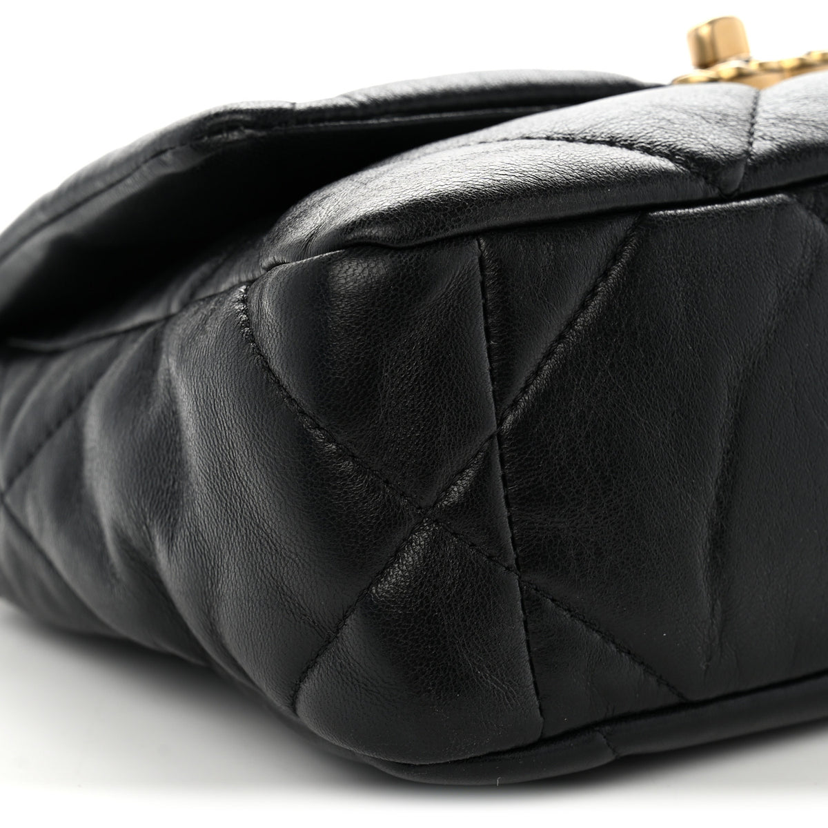 Chanel Lambskin Quilted Medium Chanel 19 Flap Black 9 of 10