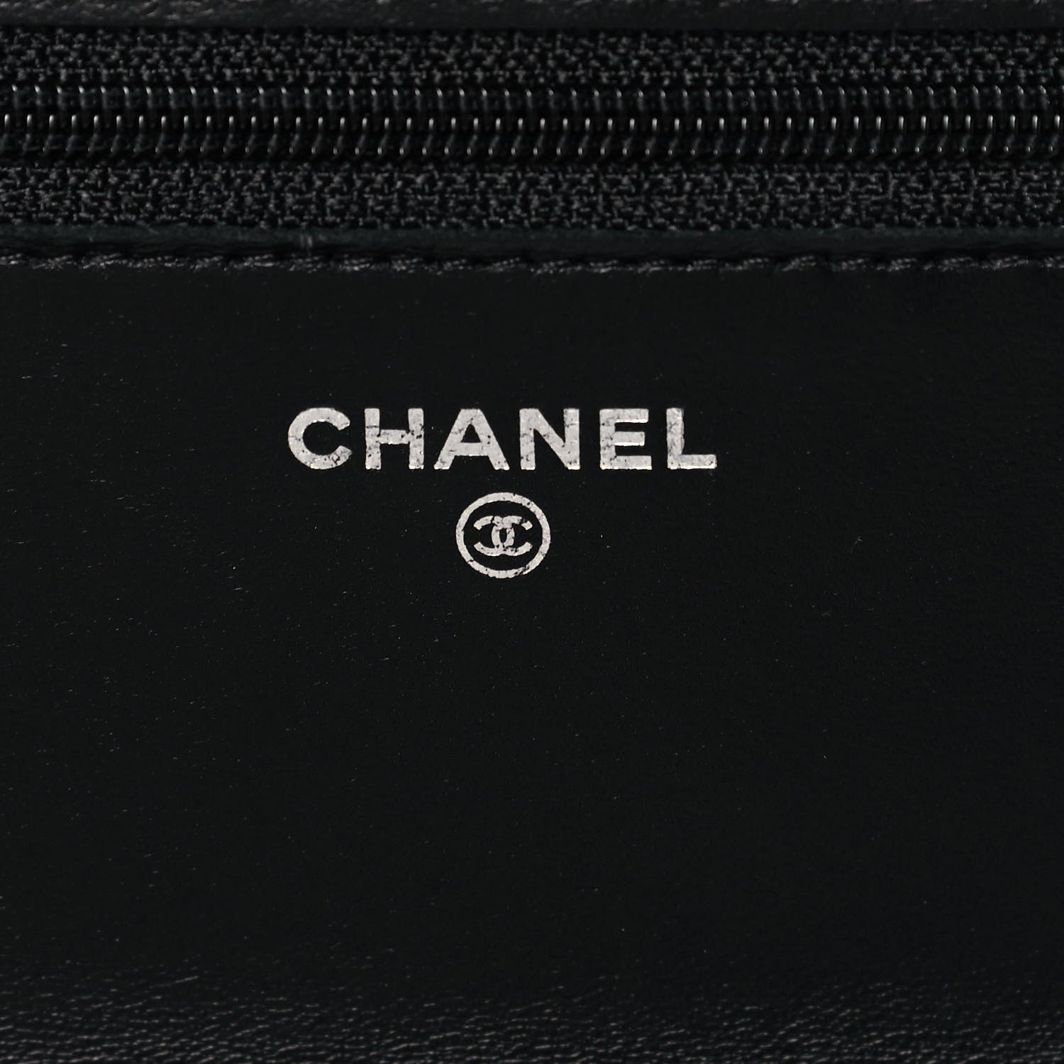 Chanel Lambskin Quilted Wallet On Chain WOC Black 6 of 10