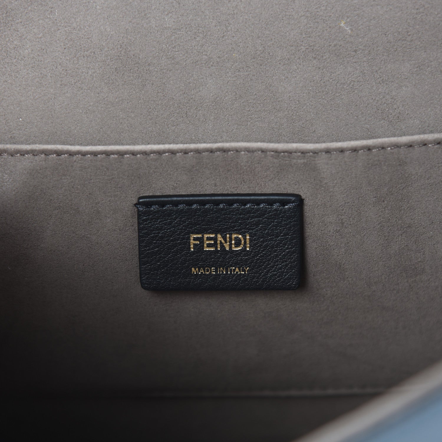 Fendi Vitello Century Velvet F is Fendi FF Kan I Shoulder Bag Tobacco Tempesta 6 of 9