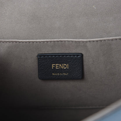 Fendi Vitello Century Velvet F is Fendi FF Kan I Shoulder Bag Tobacco Tempesta 6 of 9