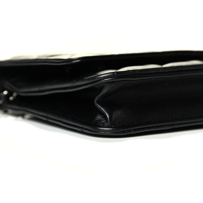 Chanel Lambskin Quilted Wallet On Chain WOC Black 6 of 8