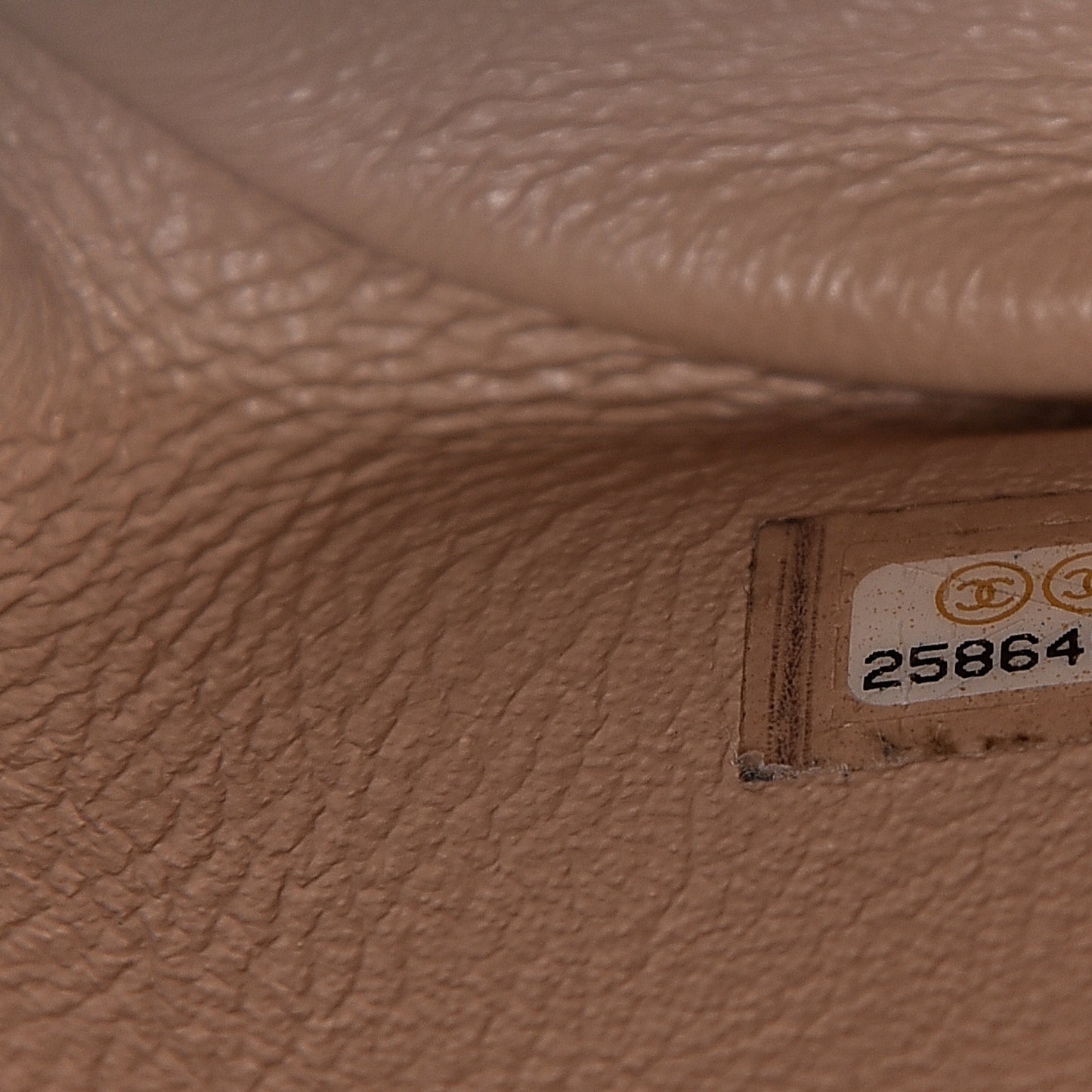 Caviar Quilted Business Affinity Backpack Beige