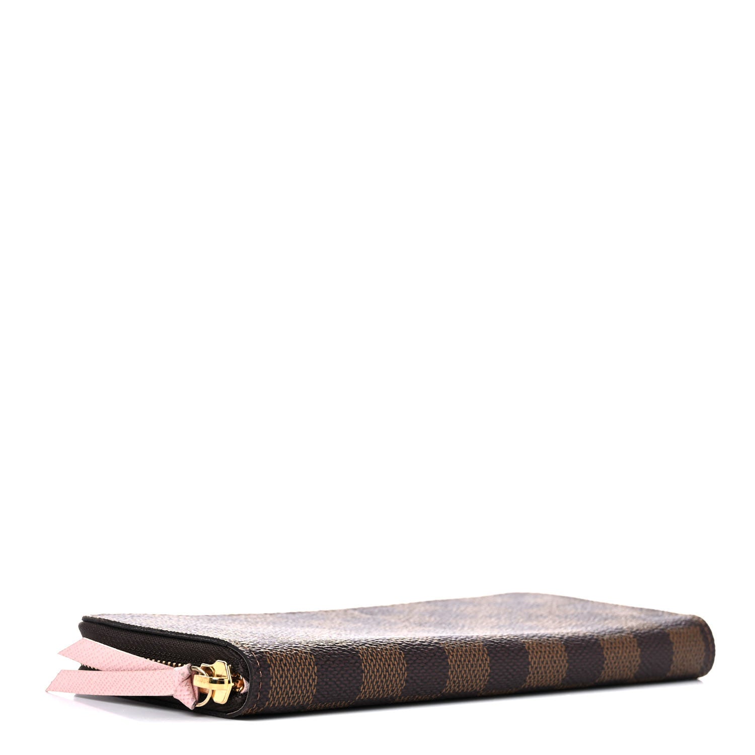 Louis Vuitton Damier Ebene Clemence Wallet Rose Ballerine 4 of 8