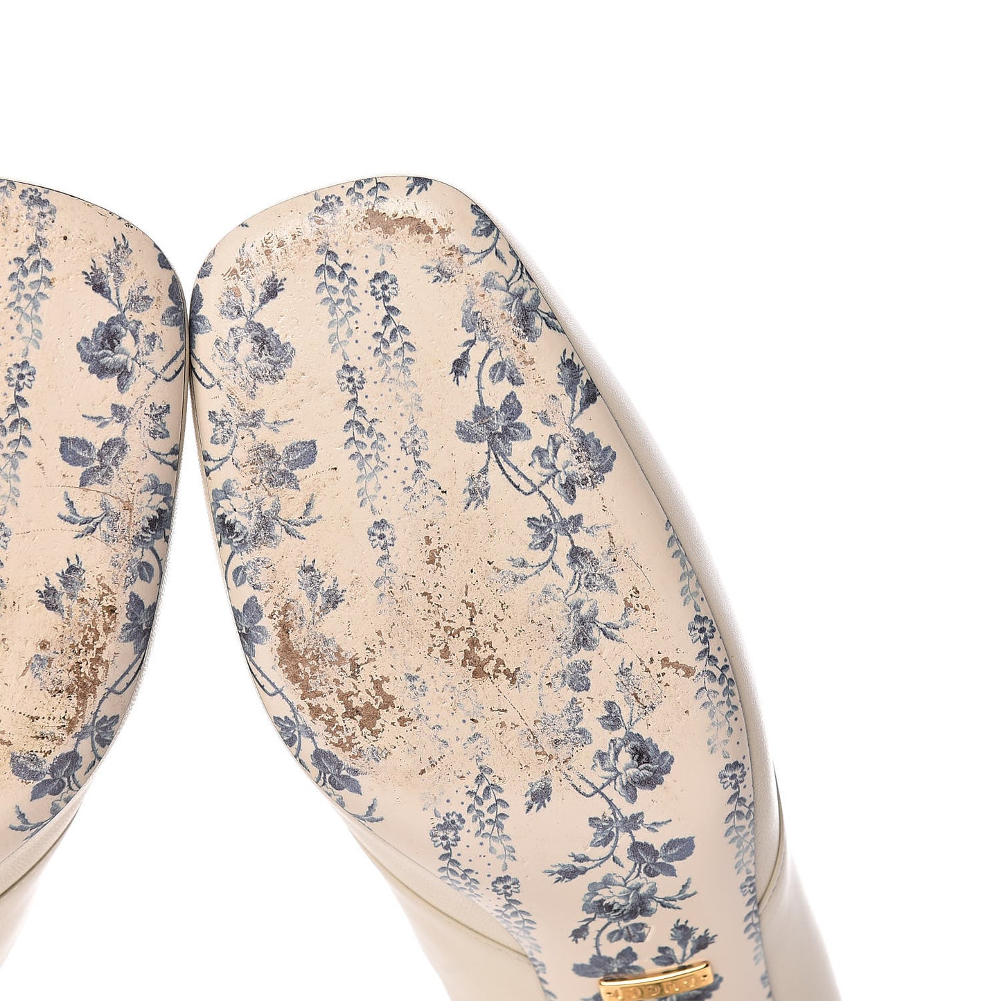 Malaga Kid GG Victoire 55mm Loafer Pumps 41 Vintage White
