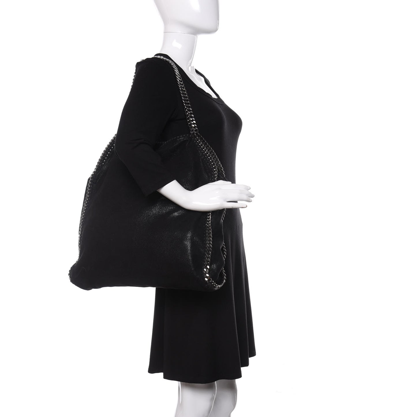Shaggy Deer Big Falabella Tote Black
