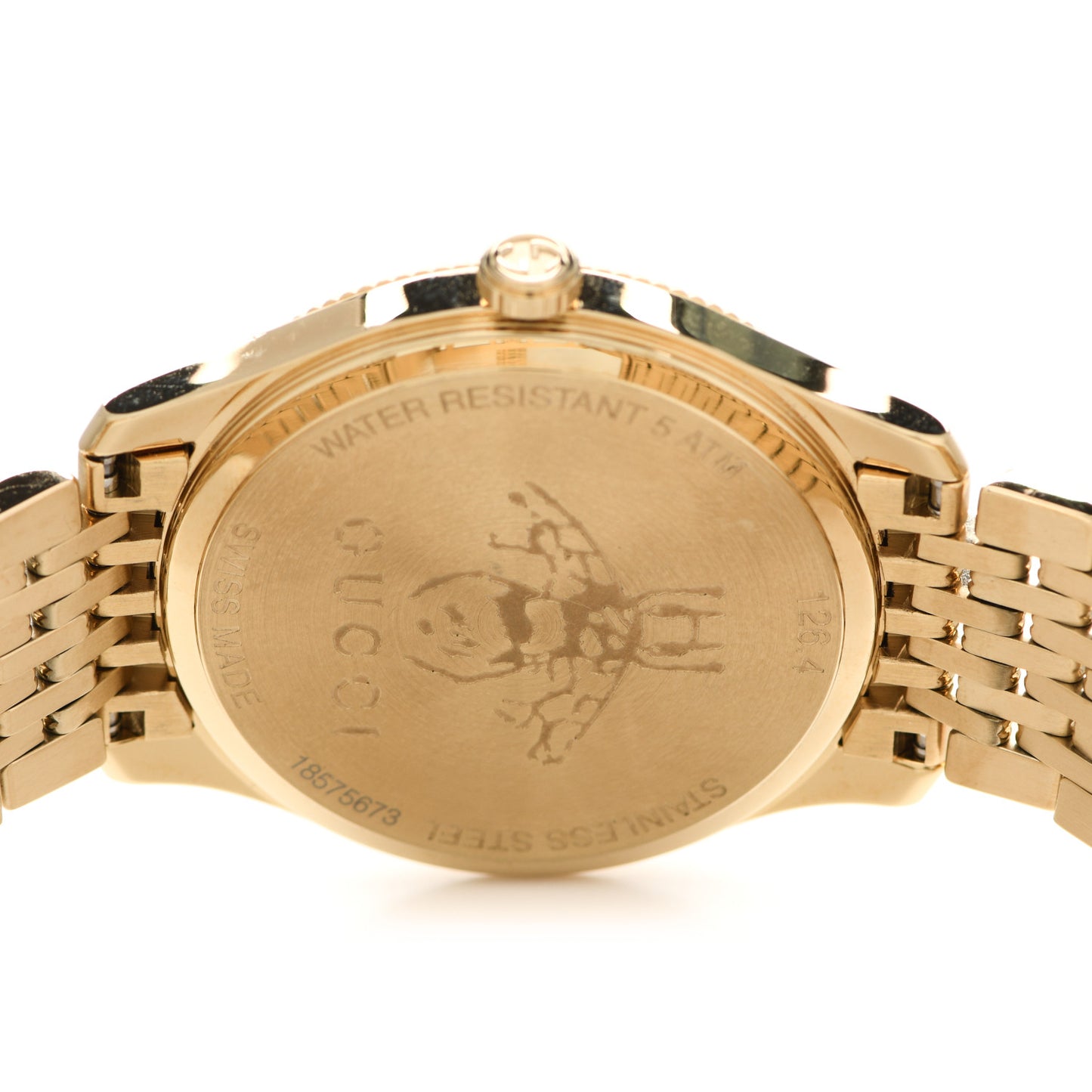 Stainless Steel 36mm G-Timeless Bee Quartz Watch Gold