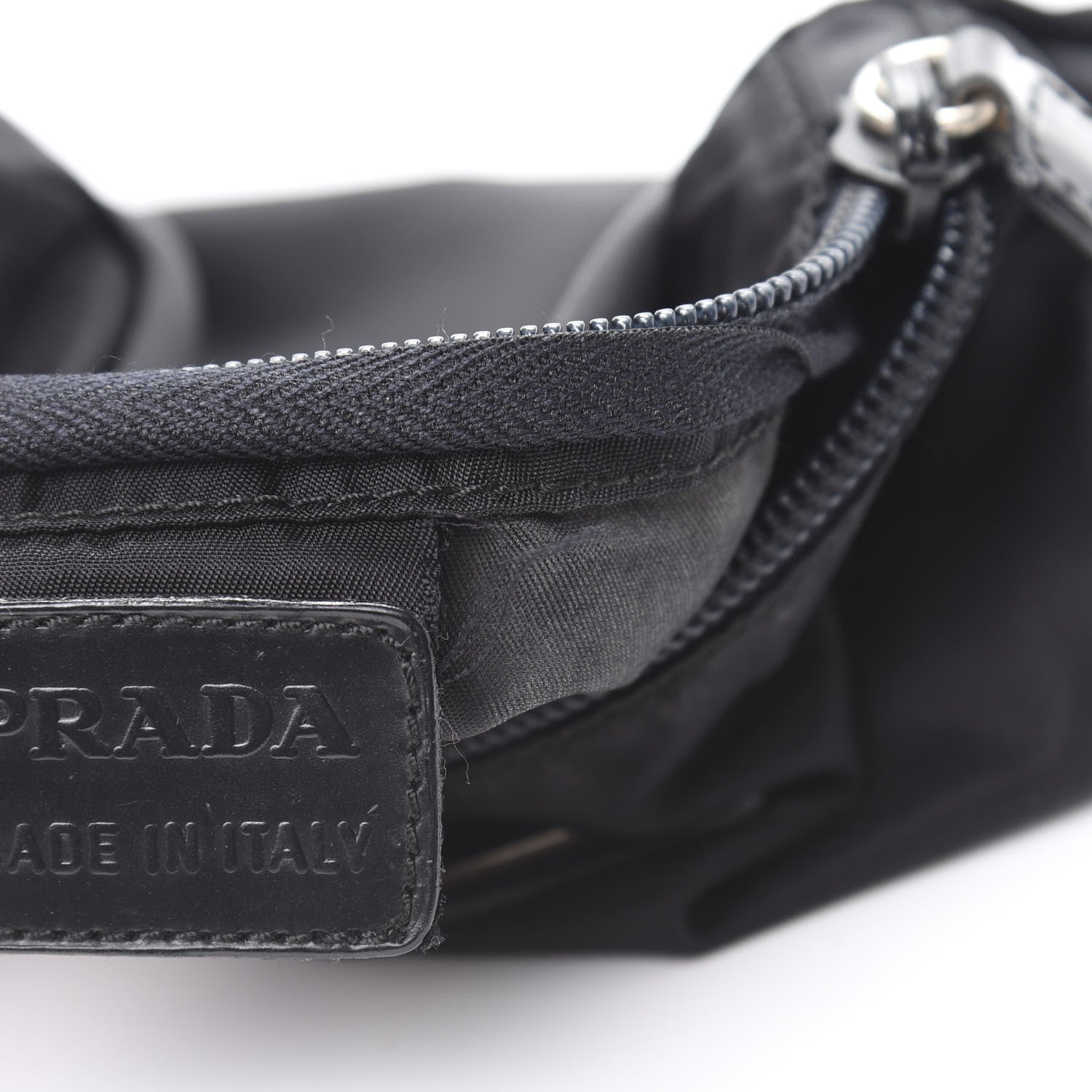 Prada Nylon Vela Cosmetic Pouch Black 8 of 9