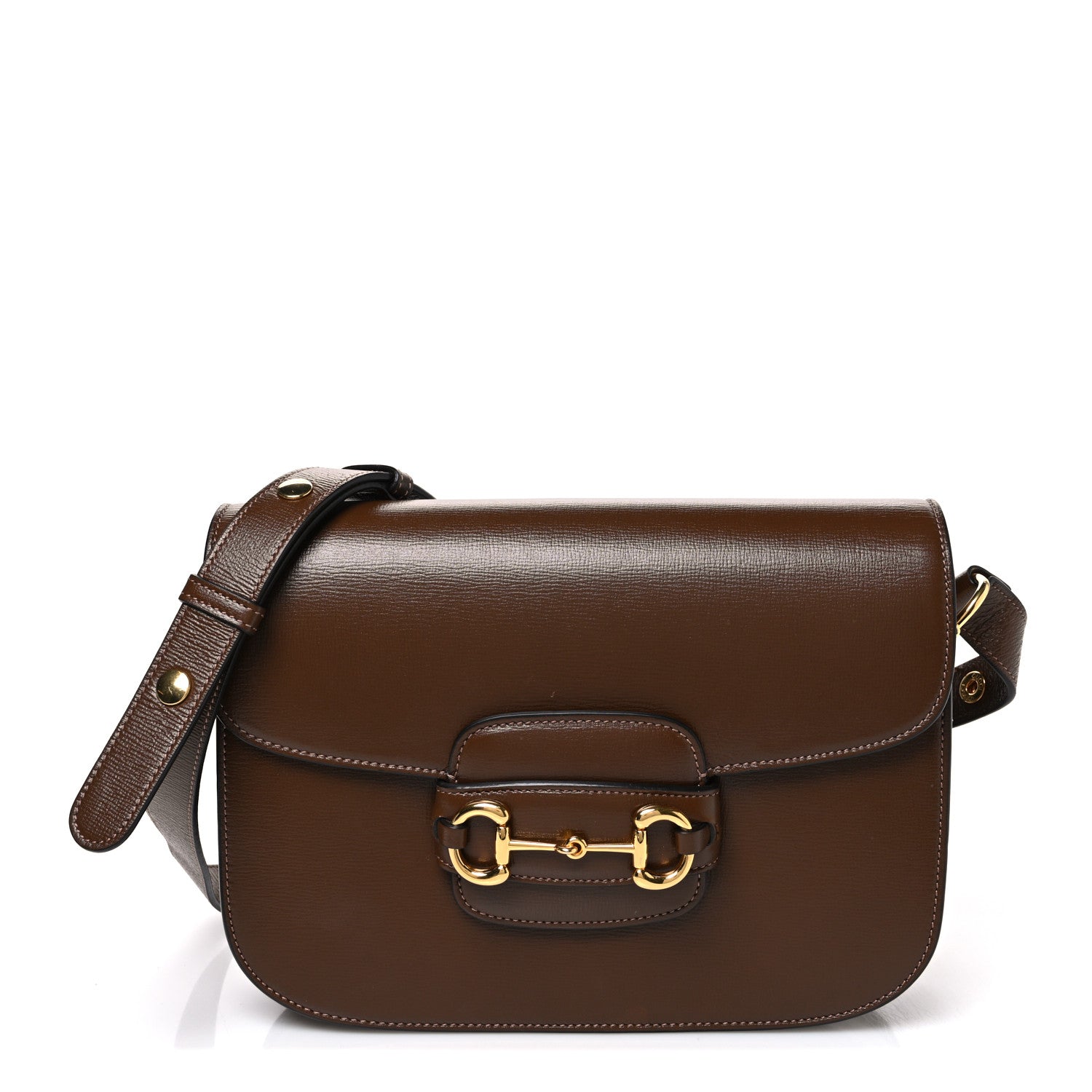 Gucci Azalea Calfskin Horsebit 1955 Shoulder Bag Brown Sugar 1 of 10
