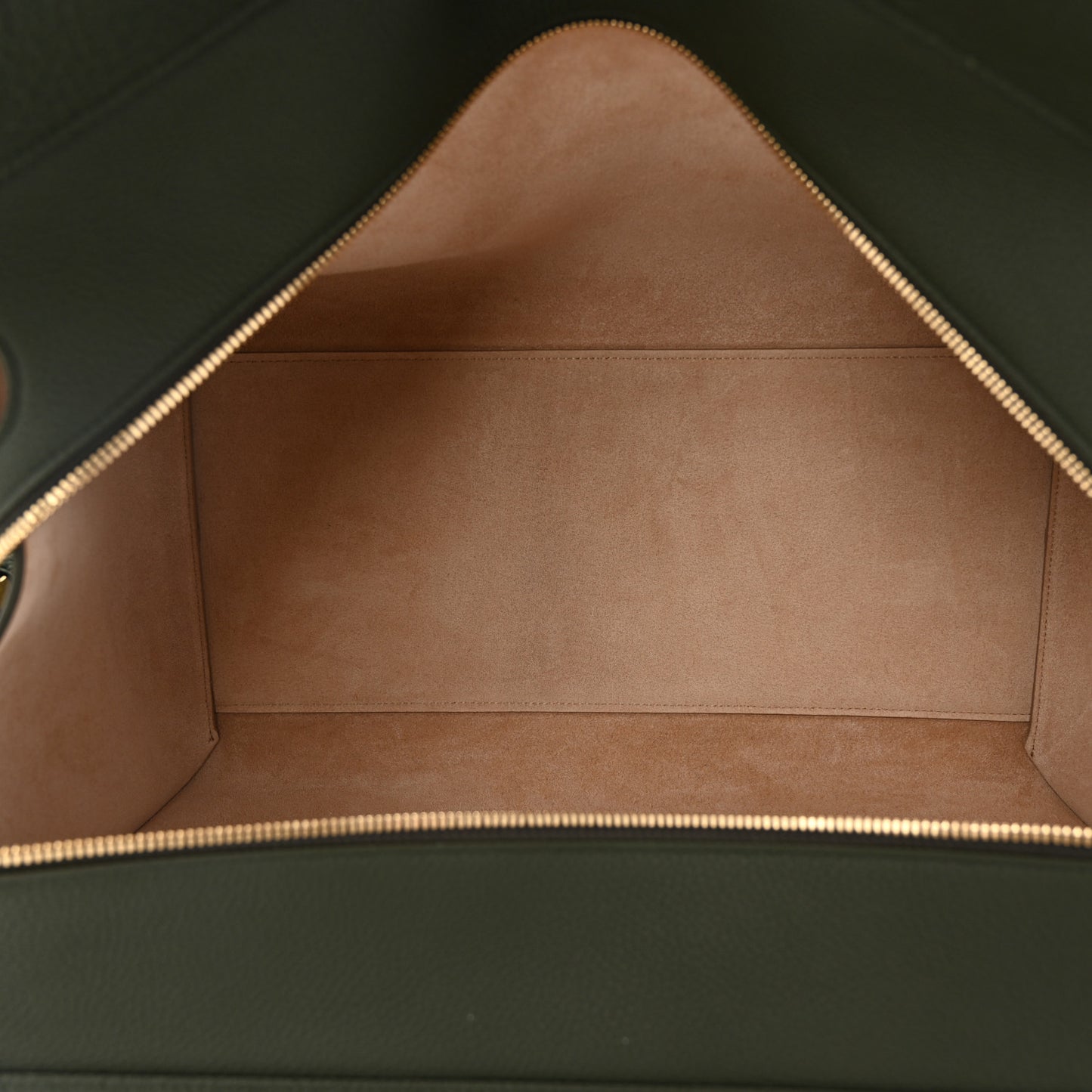 Pebbled Calfskin Crosby Tote Bottle Green