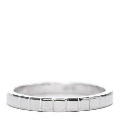 Chopard 18K White Gold Ice Cube Pure Band Ring 53 6.25 3 of 5