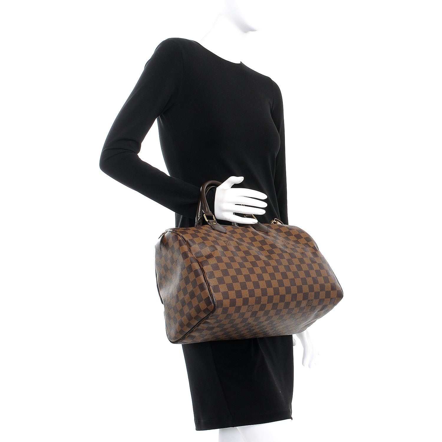 Louis Vuitton Damier Ebene Speedy 35 3 of 29