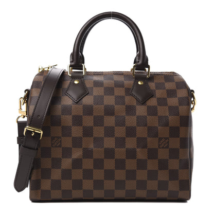 Louis Vuitton Damier Ebene Speedy Bandouliere 25 1 of 12