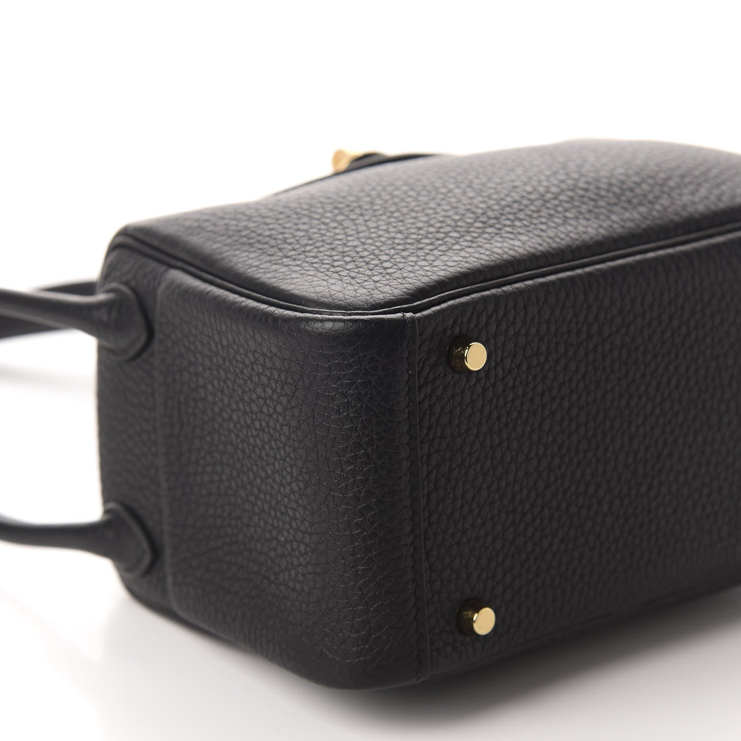 Hermes Taurillon Clemence Mini Lindy 20 Black 9 of 11