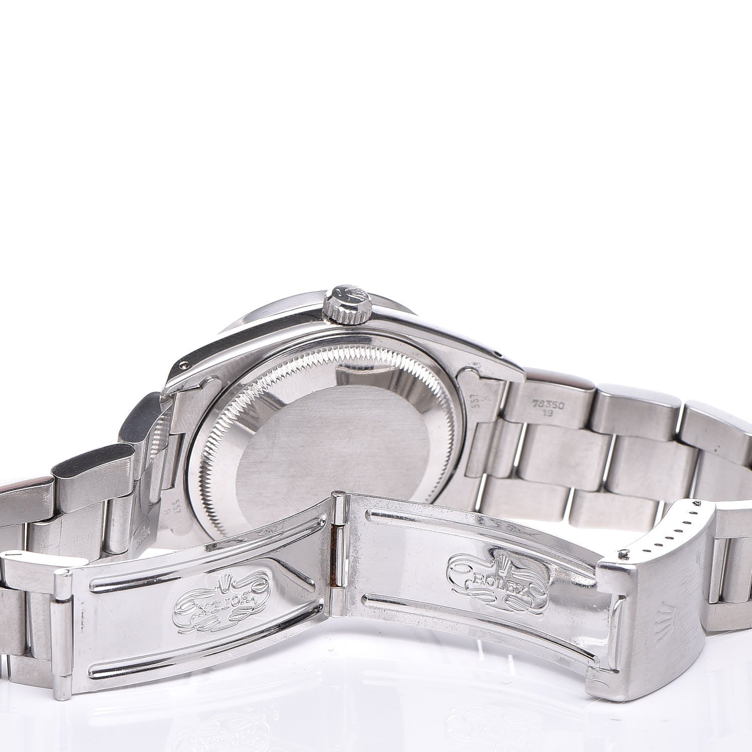 Rolex Stainless Steel 34mm Oyster Perpetual Date Watch Silver 15210 6 of 6