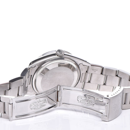 Rolex Stainless Steel 34mm Oyster Perpetual Date Watch Silver 15210 6 of 6
