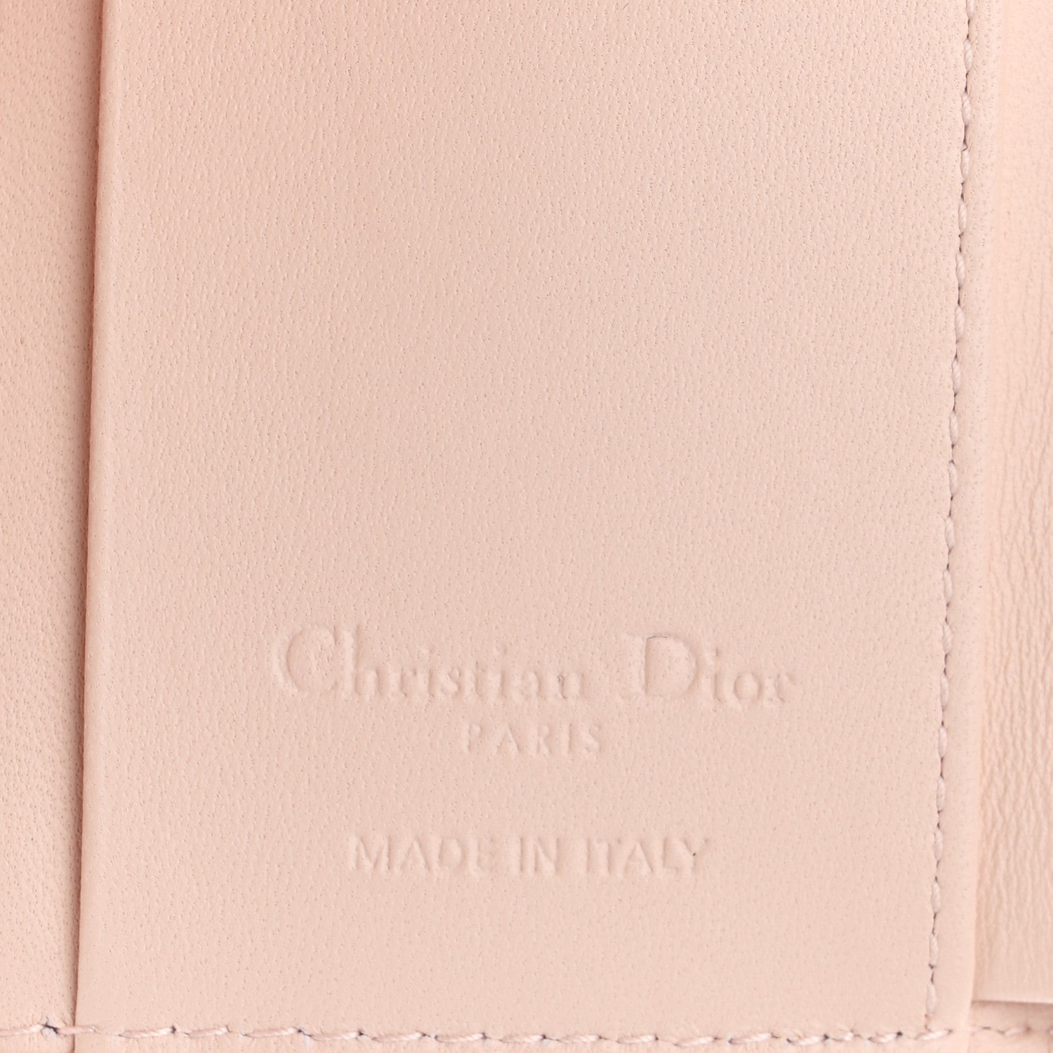 Christian Dior Lambskin Cannage My Dior Veronia Wallet Powder Pink 6 of 7