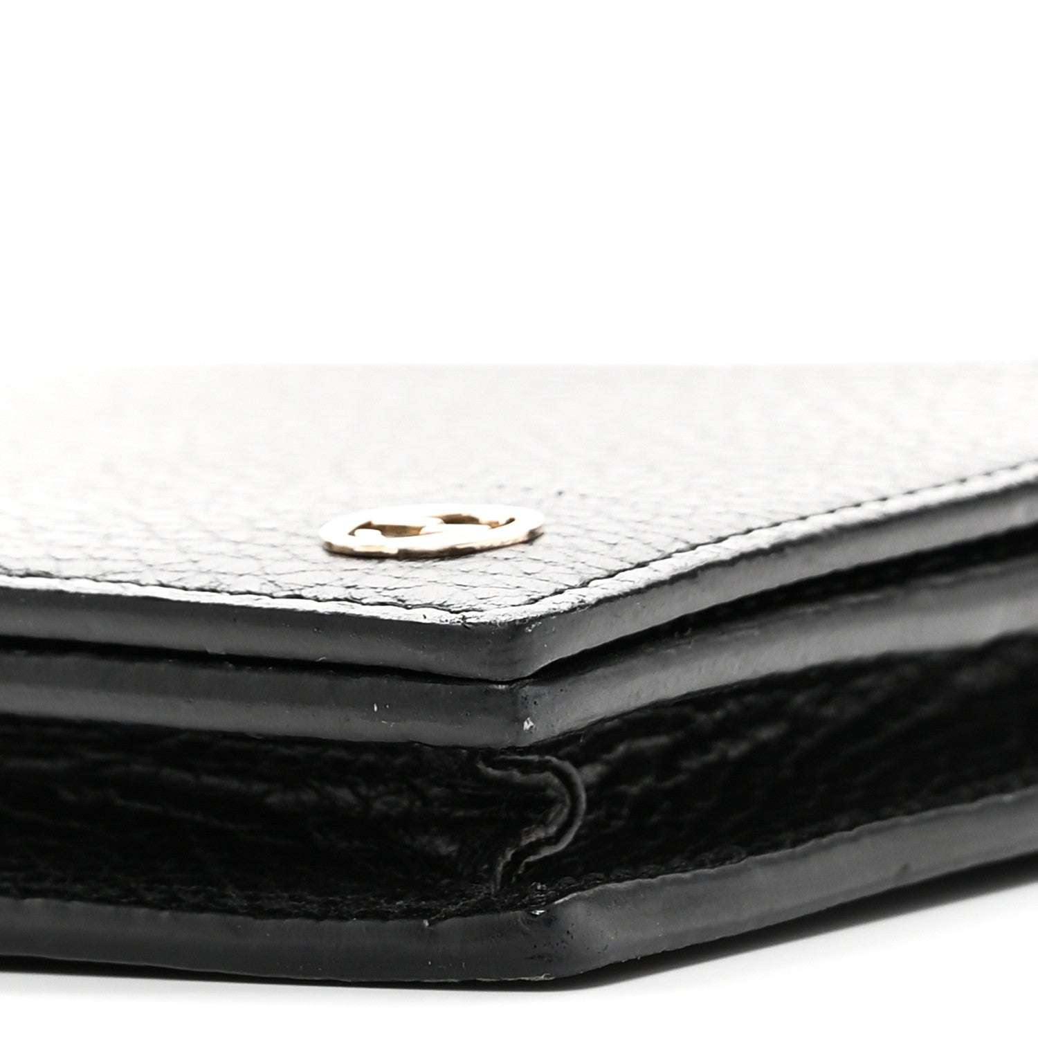 Gucci Dollar Calfskin Medium Betty Chain Wallet Black 9 of 10