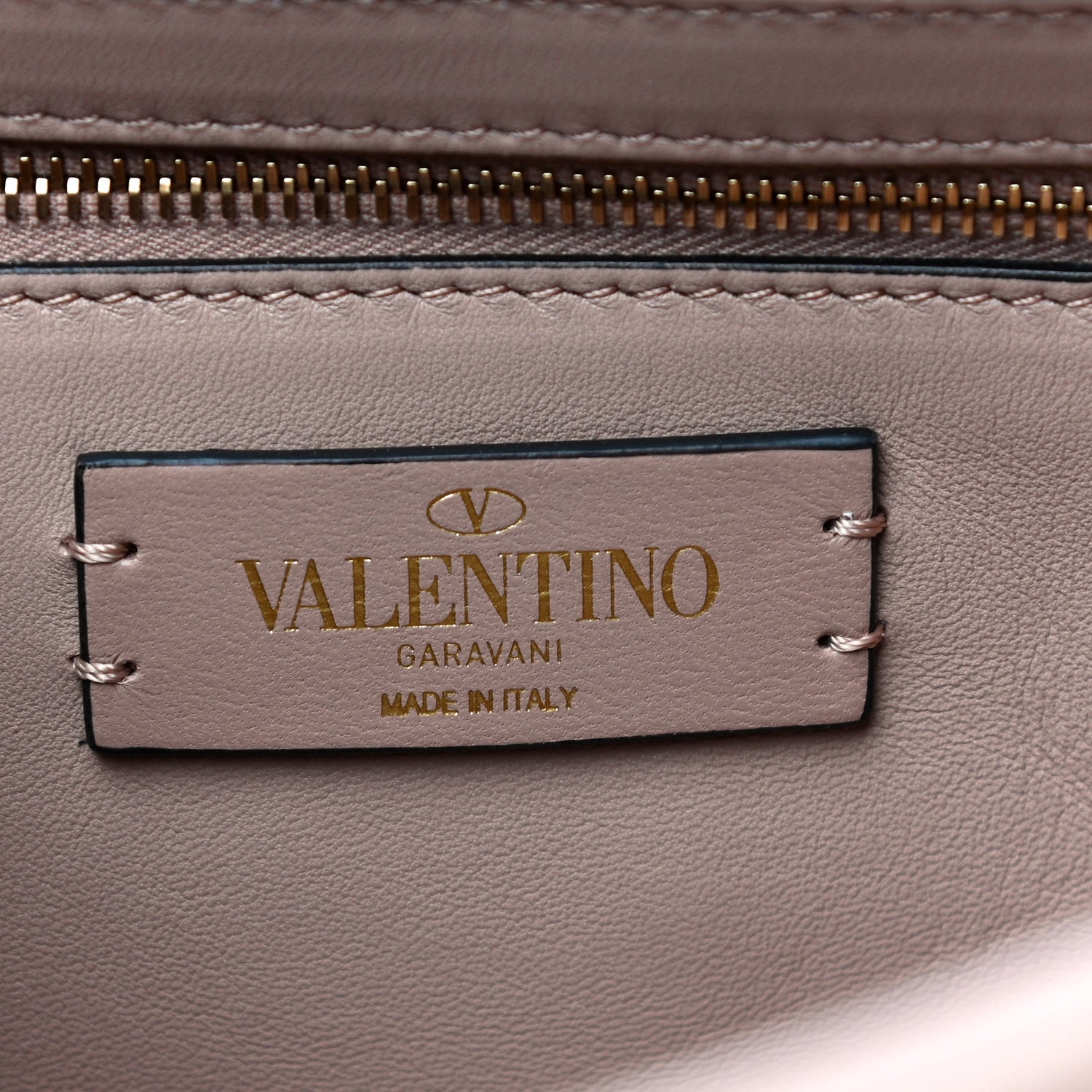Valentino Garavani Nappa Large Roman Stud Shoulder Bag Rose Cannelle 6 of 9