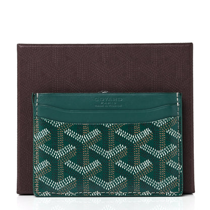 Goyard Goyardine Saint Sulpice Card Holder Green 9 of 9