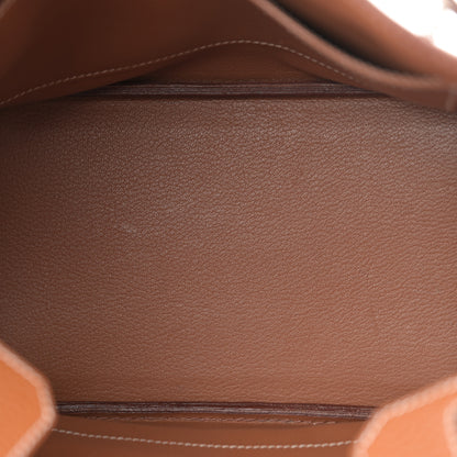 Hermes Taurillon Clemence Birkin 30 Gold 5 of 14